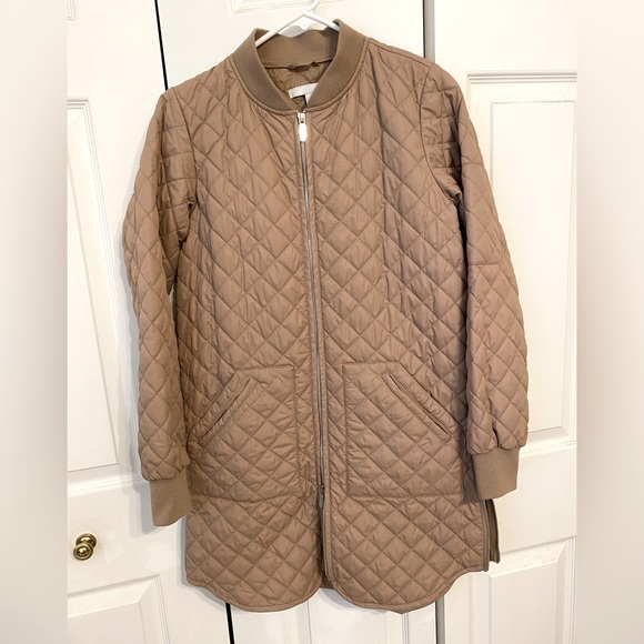 Zella Jackets & Coats Zella Womens Longline Quilted Jacket Poshmark